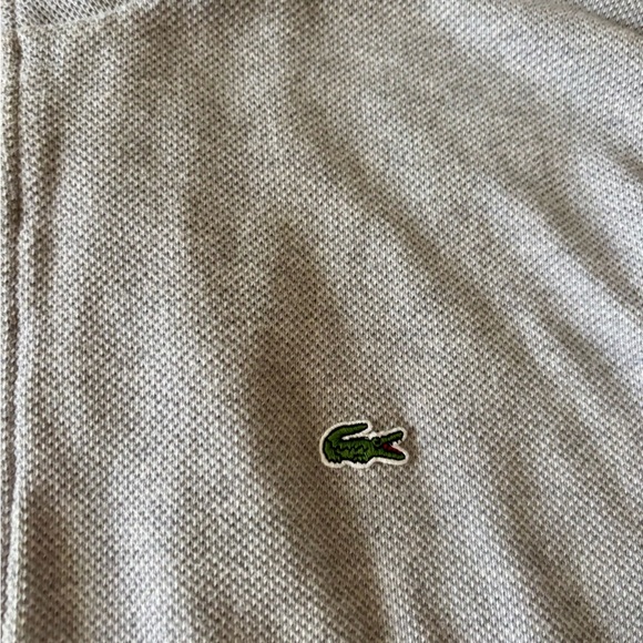Izod Lacoste Light Gray Zip-Up Jacket - XL - EUC - Picture 2 of 11